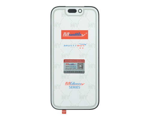 Скло дисплея iPhone 17 Pro з OCA black (Musttby) PLS-00-00149005