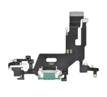 Шлейф iPhone 11 з роз'ємом зарядки green (Original Used) PLS-00-00114902