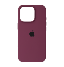 Чохол Silicone Case Full Protective iPhone 15 maroon PLS-00-00109597