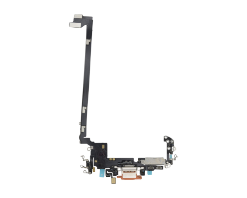 Шлейф для iPhone 17 Pro Max з роз'ємом зарядки US orange (OEM) PLS-00-00152701