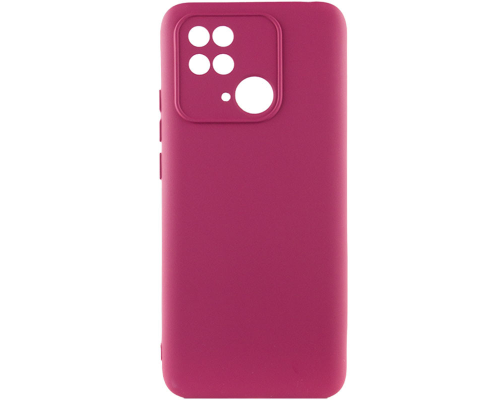 Чохол Silicone Cover Full Camera Xiaomi Poco C40 marsala PLS-00-00103727