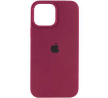 Чохол Silicone Case Full Protective iPhone 14 maroon PLS-00-00103665