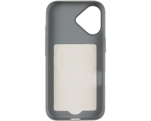 Чохол TechWoven Hybrid with Magnetic для iPhone 17 gray black PLS-00-00165329