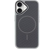 Чохол TechWoven Hybrid with Magnetic для iPhone 17 gray black PLS-00-00165329