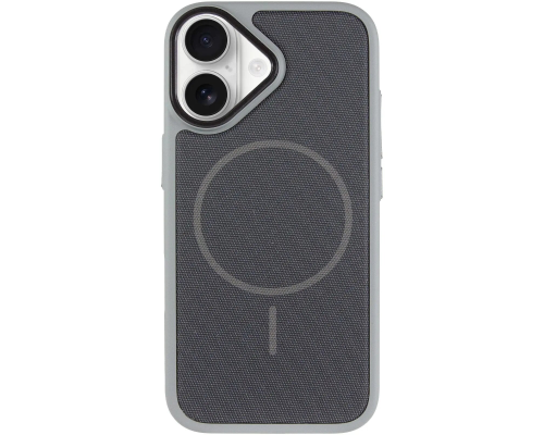Чохол TechWoven Hybrid with Magnetic для iPhone 17 gray black PLS-00-00165329