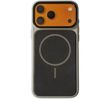 Чохол TechWoven Hybrid with Magnetic для iPhone 17 Pro gray black PLS-00-00165343