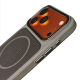 Чохол TechWoven Hybrid with Magnetic для iPhone 17 Pro gray black PLS-00-00165343