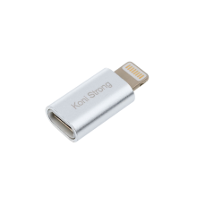Перехідник Koni Strong KS-31mi Micro USB to Lightning silver PLS-00-00146554