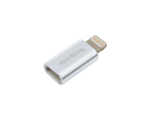 Перехідник Koni Strong KS-31mi Micro USB to Lightning silver PLS-00-00146554