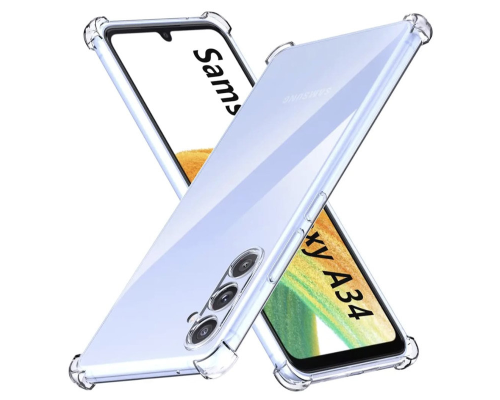 Чохол WXD Silicone 0.8 mm HQ Samsung A556 Galaxy A55 5G clear PLS-00-00138544