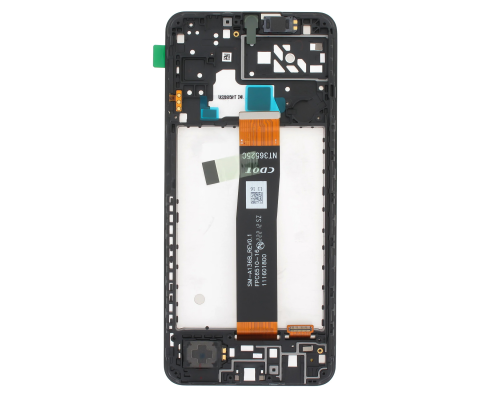 Дисплей Samsung A047 Galaxy A04s (2022) з сенсором та рамкою black (Original) PLS-00-00101701