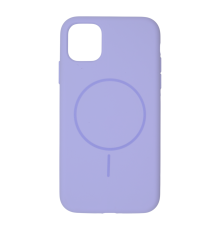 Чохол Silicone case Beats with MagSafe iPhone 11 elegant purple PLS-00-00155166