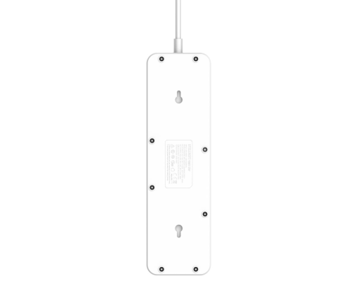 Мережевий фільтр LDNIO SC5415 5 EU ports (1PD.3USB) auto ID 2м white PLS-00-00123687