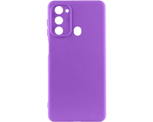Чохол Silicone Cover Full Camera Tecno Spark Go 2022 purple PLS-00-00118503