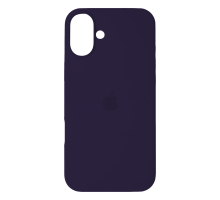 Чохол Silicone Case Full Protective iPhone 16 berry purple PLS-00-00130548