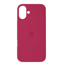 Чохол Silicone Case Full Protective iPhone 16 maroon PLS-00-00130531