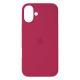 Чохол Silicone Case Full Protective iPhone 16 maroon PLS-00-00130531