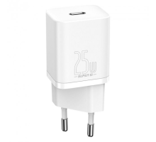 Зарядний пристрій Baseus Super Si 25W 3A 1USB-C white PLS-00-00097478