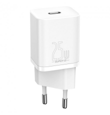 Зарядний пристрій Baseus Super Si 25W 3A 1USB-C white PLS-00-00097478