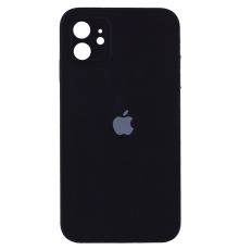 Чохол Silicone Case Квадратні Борти Full Camera iPhone 11 black PLS-00-00097860
