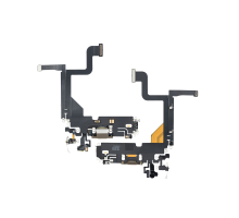 Шлейф iPhone 13 Pro з роз'ємом зарядки gold (Original Used) PLS-00-00093463