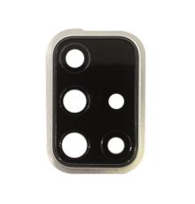 Скло камери Samsung A715F Galaxy A71 2020 з рамкою silver (Original) PLS-00-00035671