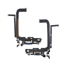 Шлейф iPhone 13 Pro Max з роз'ємом зарядки sierra blue (Original Used) PLS-00-00093499