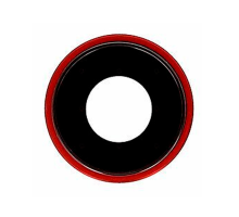 Скло камери Apple iPhone XR з рамкою red (Original) PLS-00-00033109