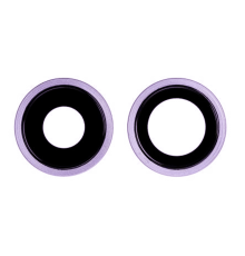 Скло камери Apple iPhone 11 з рамкою purple (Original) PLS-00-00037074