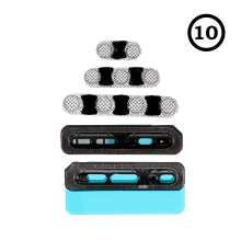 Набір захисних сіток для динаміка та мікрофона Apple iPhone X (10 комплектів) PLS-00-00080251