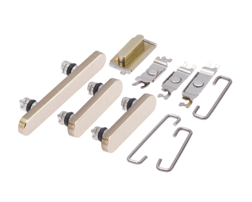 Комплект бічних кнопок корпусу для Apple iPhone 12 Pro gold PLS-00-00077641