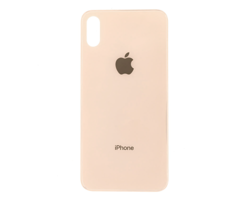 Задня кришка iPhone XS gold (Більший отвір) PLS-00-00036429