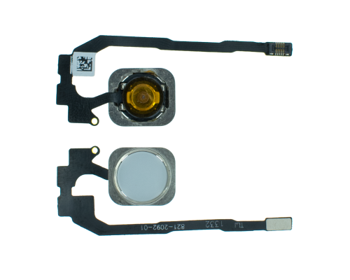 Шлейф з кнопкою Home iPhone 5s white PLS-00-00008941