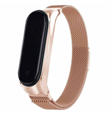 Ремінець Xiaomi Mi Band (3,4) Milanese Loop Design champagne gold PLS-00-00073637