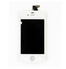 Дисплей iPhone 4 з сенсором та рамкою white (Refurbished by T+Pro) PLS-00-00013882
