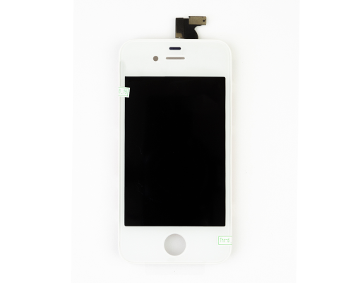 Дисплей iPhone 4 з сенсором та рамкою white (Refurbished by T+Pro) PLS-00-00013882