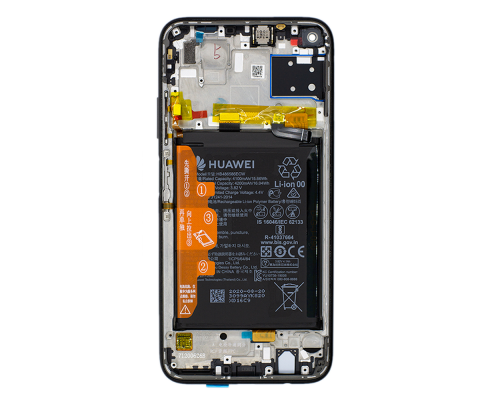 Дисплей Huawei P40 lite з сенсором та рамкою black (Original) PLS-00-00064064