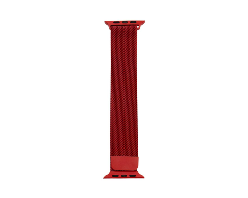 Ремінець Apple Watch Milanese Loop (42,44,45,49) mm red PLS-00-00049556