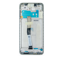 Дисплей Xiaomi Redmi Note 9 Pro з сенсором та рамкою white (Original) PLS-00-00079723