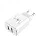 Зарядний пристрій Hoco C62A Victoria 10.5W 2.1A 2USB-A white PLS-00-00035751