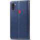 Чохол-книжка Leather GETMAN with card holder Samsung A115 Galaxy A11 blue PLS-00-00086119