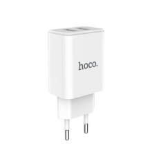Зарядний пристрій Hoco C62A Victoria 10.5W 2.1A 2USB-A white PLS-00-00035751