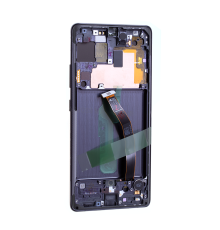 Дисплей Samsung G770 Galaxy S10 Lite з сенсором та рамкою black (Original) PLS-00-00028653