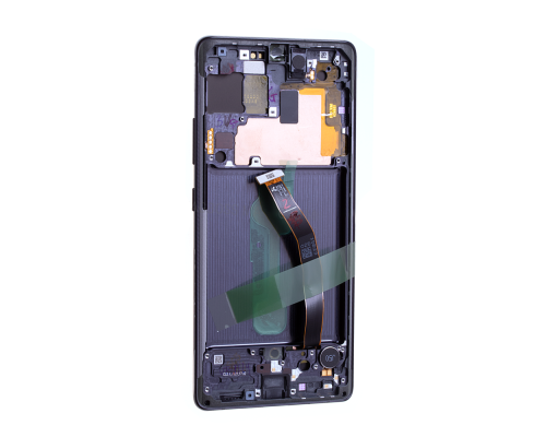 Дисплей Samsung G770 Galaxy S10 Lite з сенсором та рамкою black (Original) PLS-00-00028653