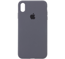 Чохол Silicone Case Full Protective iPhone X(XS) dark gray PLS-00-00071963