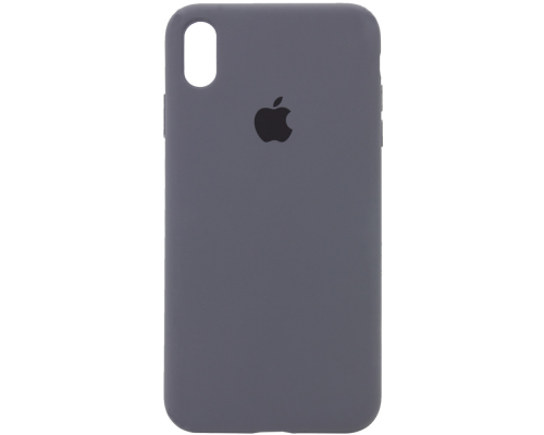 Чохол Silicone Case Full Protective iPhone X(XS) dark gray PLS-00-00071963