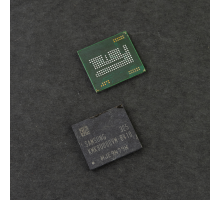 Мікросхема пам'яті Samsung KMK8U000VM-B410, 1/16GB, BGA 162, Rev. 1.5 (MMC 4.41) (Original Used) PLS-00-00016046
