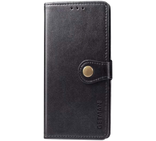 Чохол-книжка Leather GETMAN with card holder Samsung A217 Galaxy A21s black PLS-00-00086122