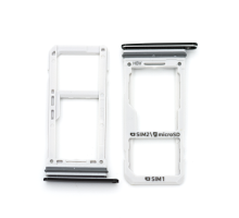 Тримач SIM-карти та карти пам'яті Samsung G950FD Galaxy S8 Dual Sim black PLS-00-00022340