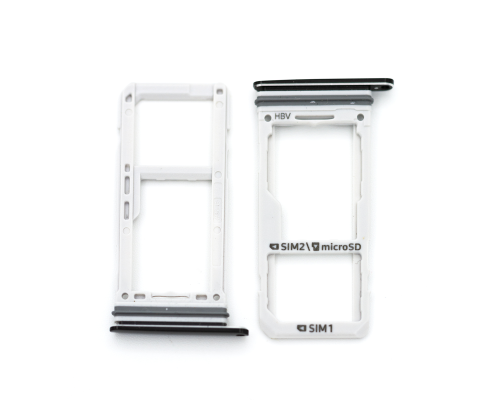 Тримач SIM-карти та карти пам'яті Samsung G950FD Galaxy S8 Dual Sim black PLS-00-00022340